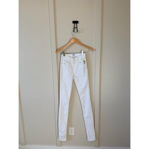 FRAME Forever Karlie High Rise Skinny Jeans White Blanc Spring summerSize 24